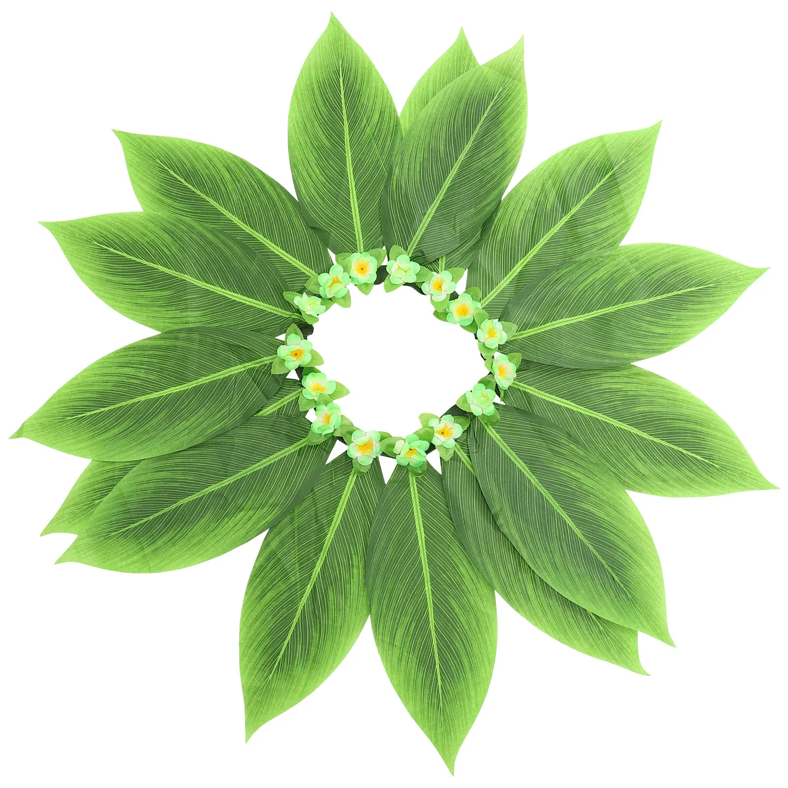 Set gonna Hula hawaiana dal design classico, sicuro e confortevole, perfetto per la gonna Hula in costume di Halloween per feste Luau