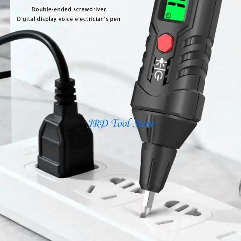 A2UD Testerer Pen AC6V-390V Detectors Meter Voltmeter Buzzers Alarm Not-Contact Tester Breakpoints Finding Tool
