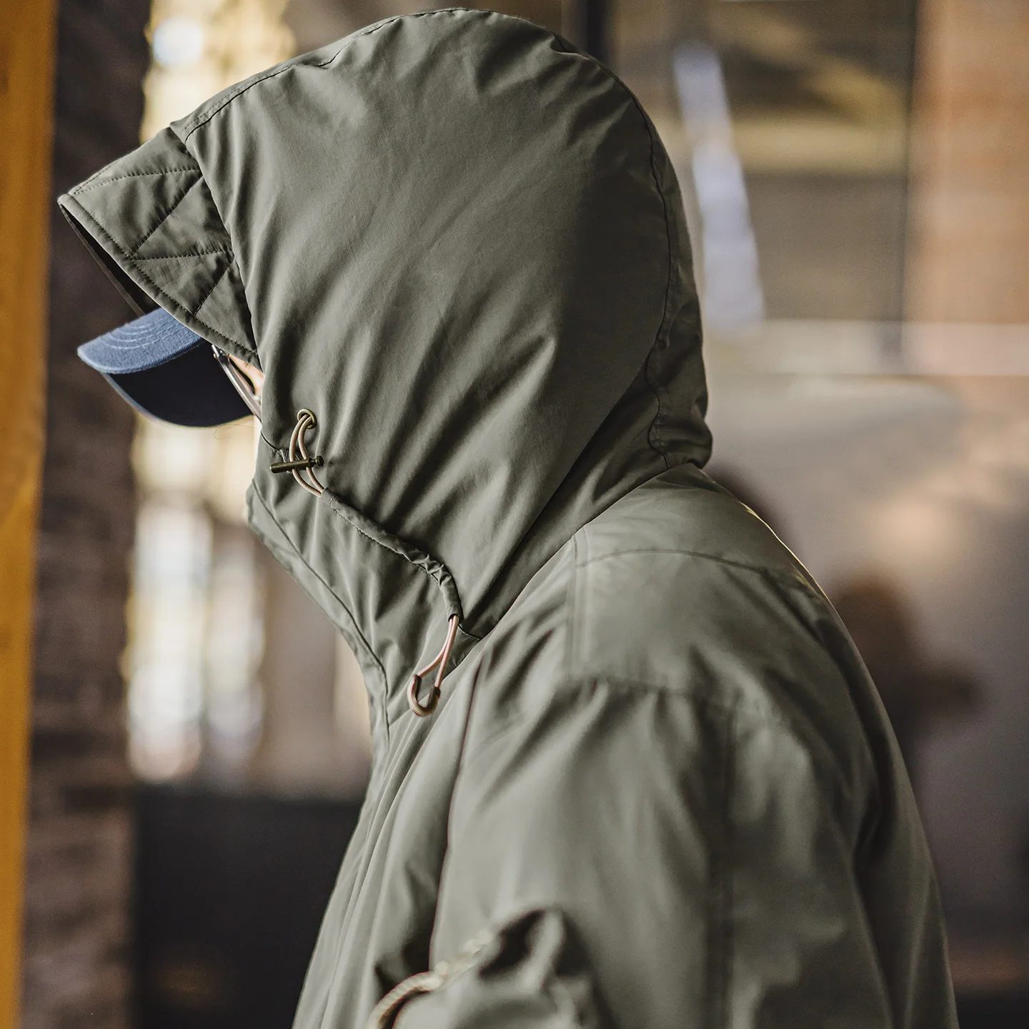 Maden Vintage الرجال M-51 ذيل السمكة سترة منتصف طول الأبيض بطة أسفل ملء سترة مقاومة للماء معطف خندق دافئ لفصل الشتاء #5