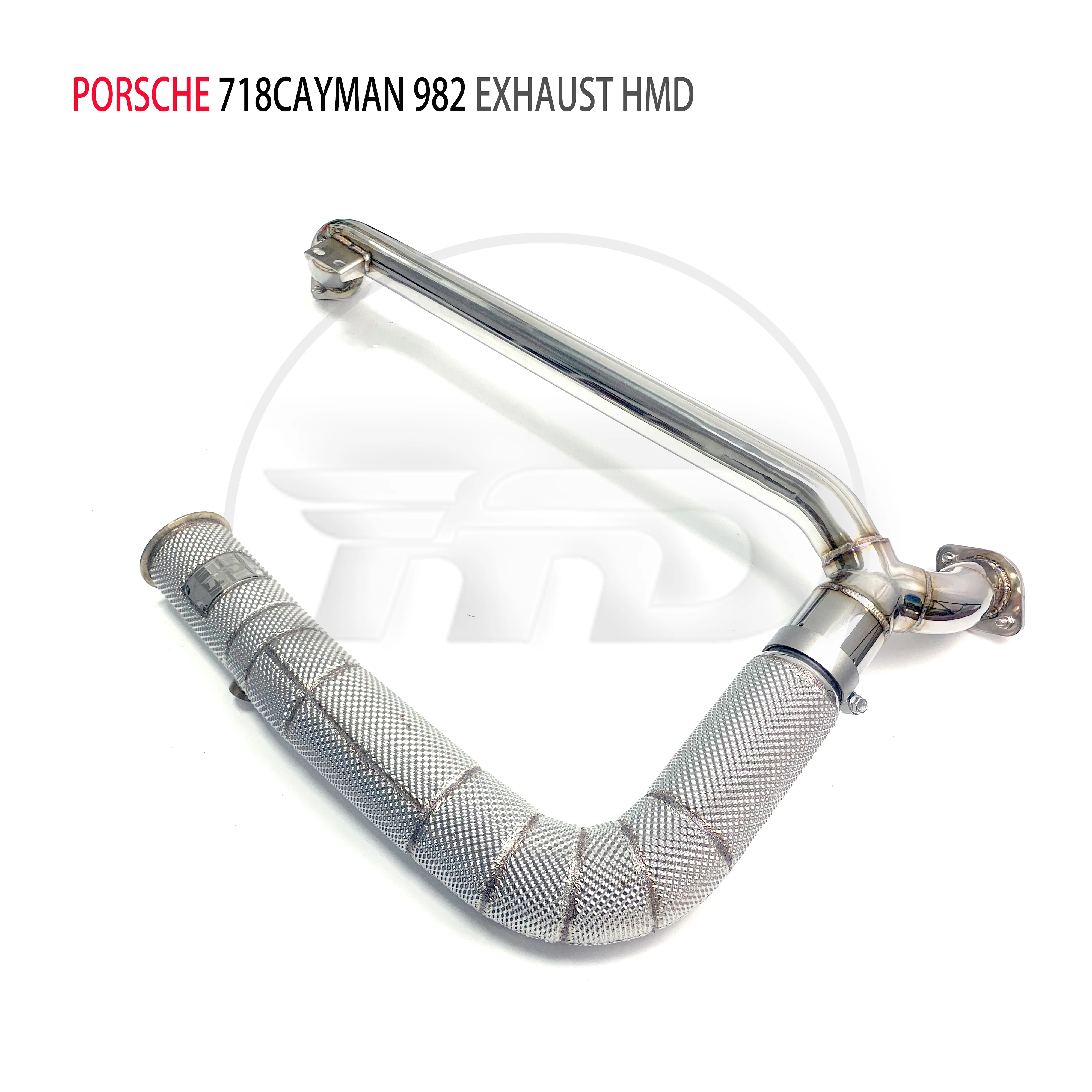 

HMD Car Accessories Exhaust System High Flow Performance Downpipe for Porsche 718 Cayman Boxster 982 With Catalytic Converter