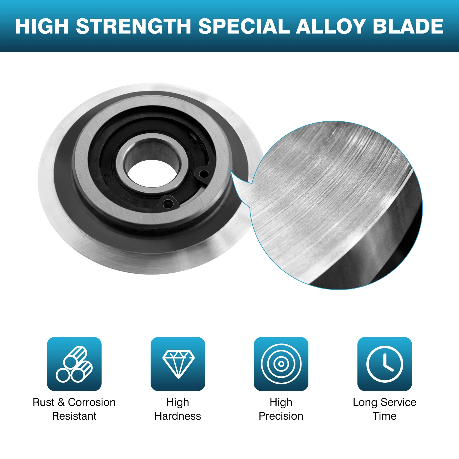 Replacement Blade for Copper Wire Stripping Machine Powered Cable Stripper Cutters High Strength 65mm Outer Diameter