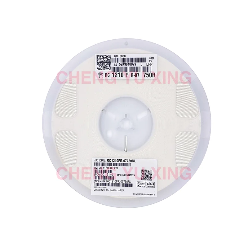 

1210 750R 1% RC1210FR-07750RL ， 5000pcs ,SMD Resistor
