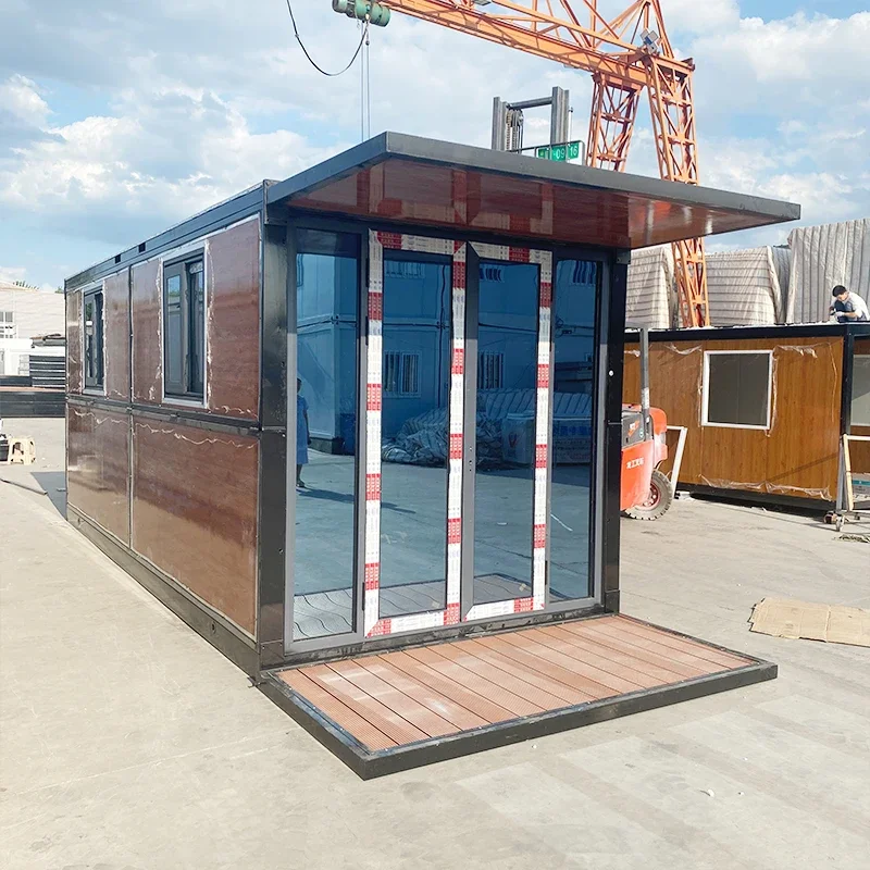 Steel Apartment Fast Installation Movable Tiny Folding Box Room Modular Foldable Home Prefab House for Living  Sale