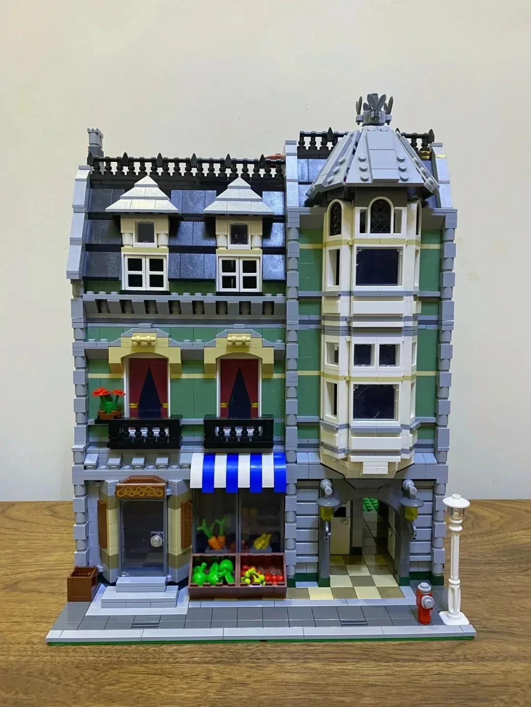 2352 pz Street View architettura compatibile 10185 Green Grocer edifici modulari blocchi mattoni giocattoli educativi per ragazzo bambino regalo