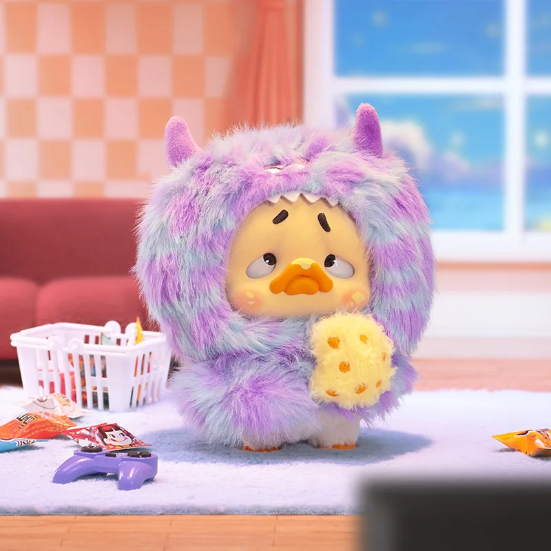 

lovely Upsetduck Personality Kawai Blind Box Upset Duck Colorful players Duck Vinyl Mystery Box Action Figure Anime Doll Toys
