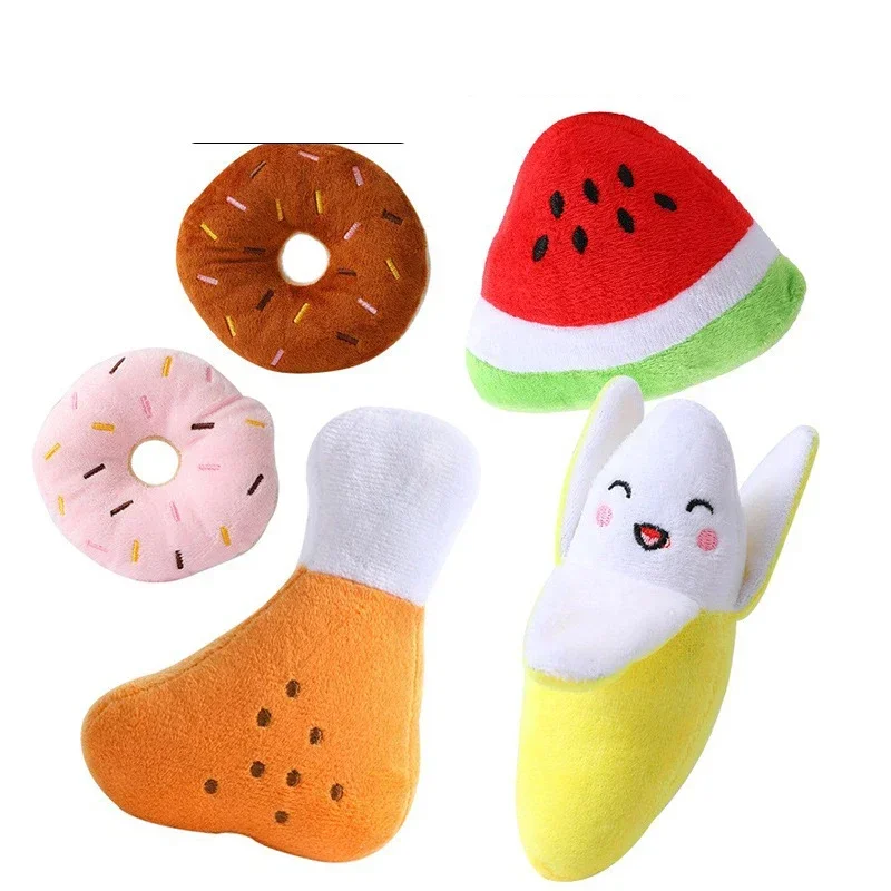 Plush Squeaky Toys Banana Lobster Canine Companions Durable Chewers Small Medium Dogs Feline Friends Accessories Wholesale Price