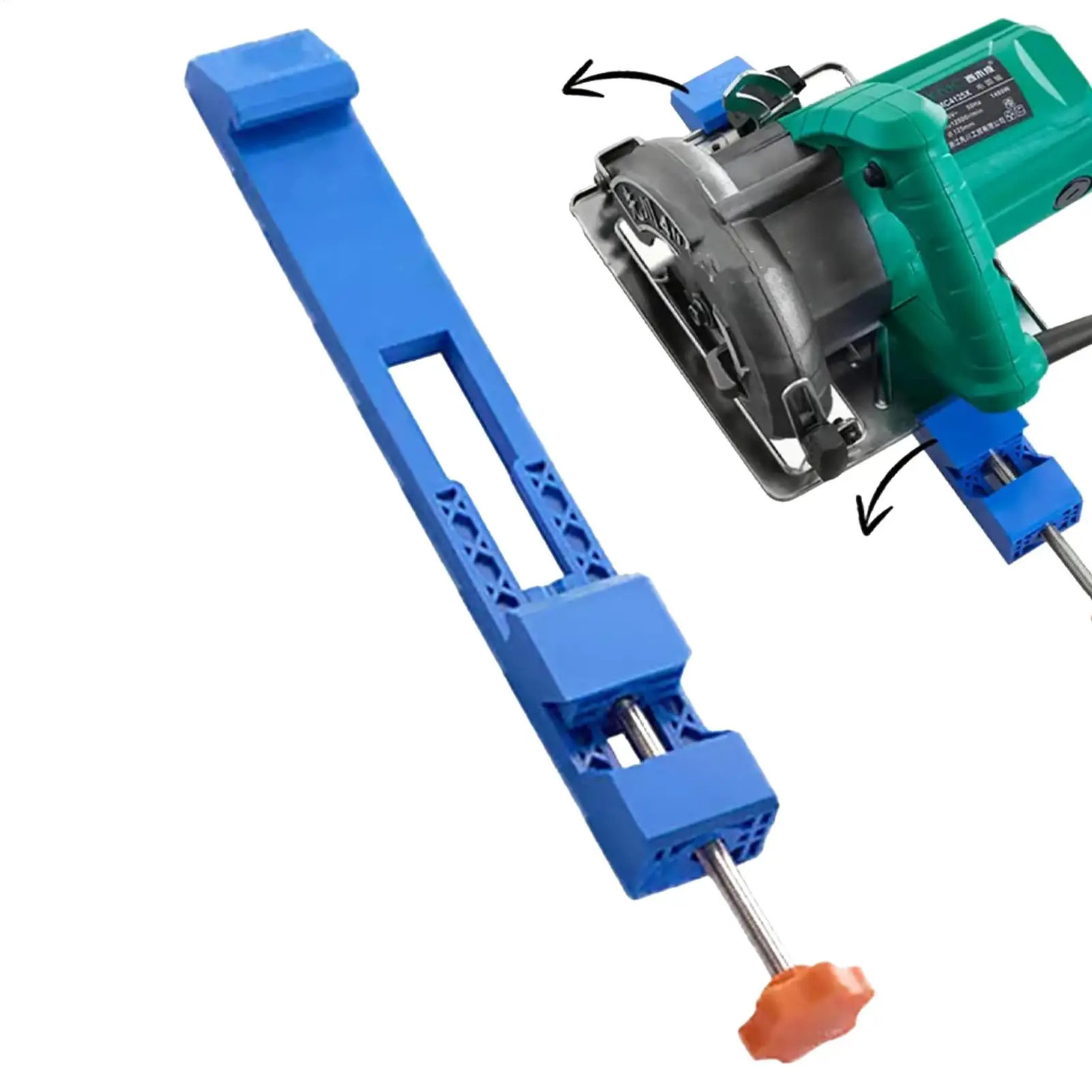 

Adjustable Cutting Machine Base Guide Rail Circular Saw Milling Positioning Clamp Lock Cutter Base for Dust Cutter