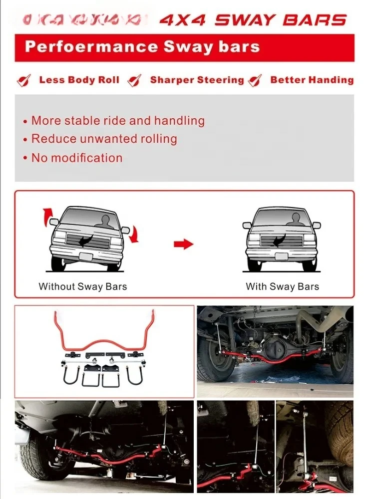 Lifted Trucks Rear Anti Roll Sway Bar Stabilizer Link For Hilux REVO