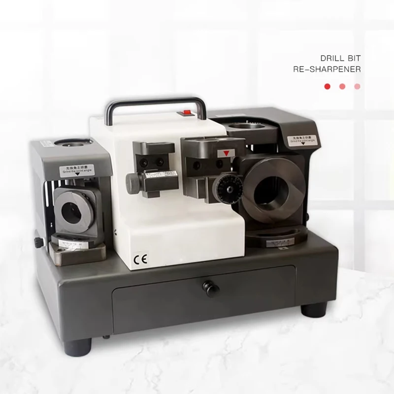 Drill Bit Grinder Twist Drill Sharpening Professional-Grade Φ3-32 Drill Bit Sharpening Rake Angle/Clearance Angle Grinding Twis