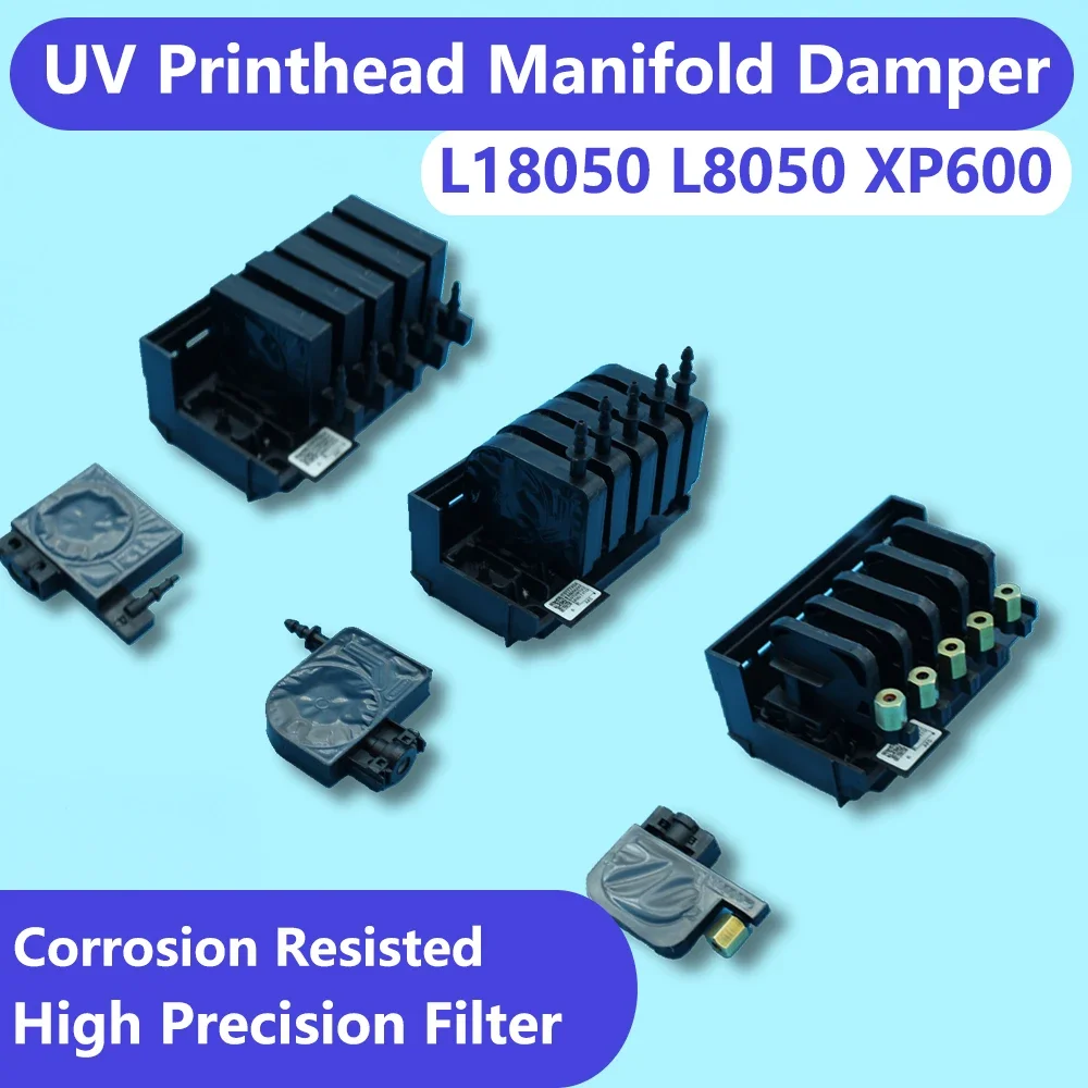 UV DTF Convert Kit XP600 Printhead Manifold Damper for Epson L18050 L8050 18100 UV Ink Compatible CISS Print Head Cover