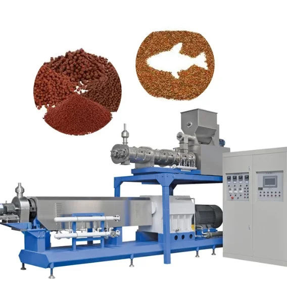 HY Density Control System for Floating or Sinking Fish and Aquatic Animal Feed Pellet Single or Twin Screw Extruder Machine