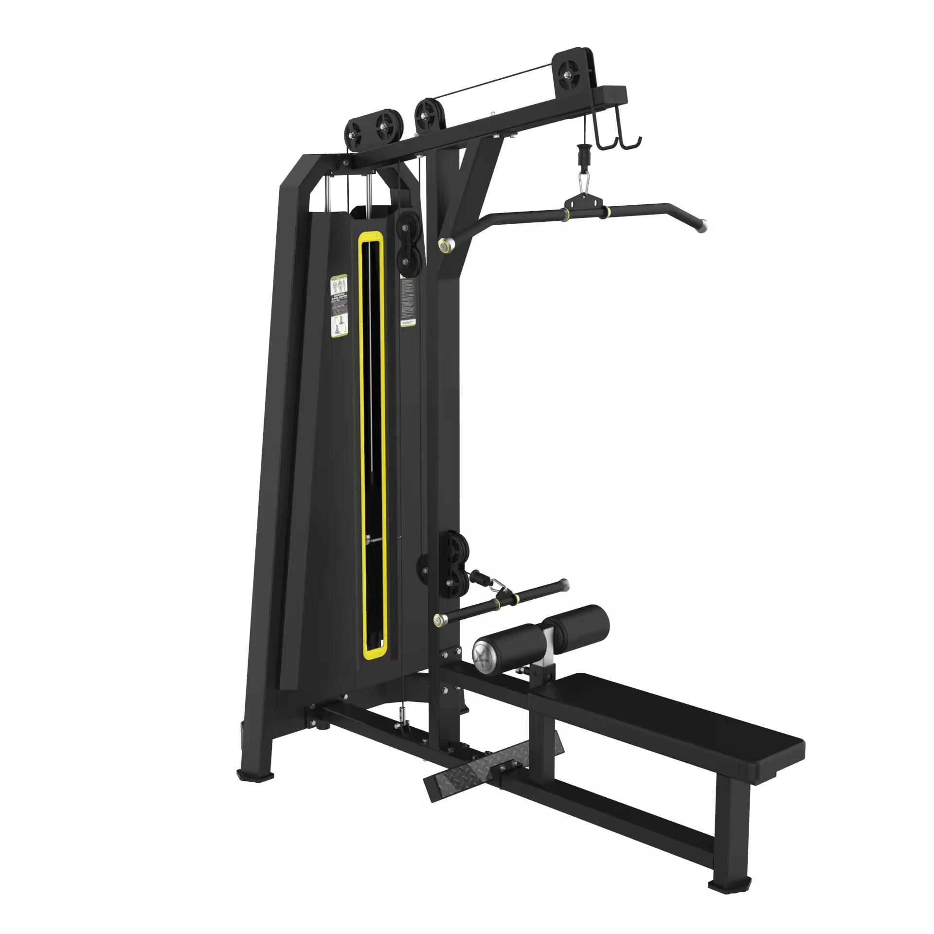 

Commercial Gym Fitness Sports Equipment Strength Training Exercise Pin Loaded Dual Function Seated Lat Pulldown Low Row Machine