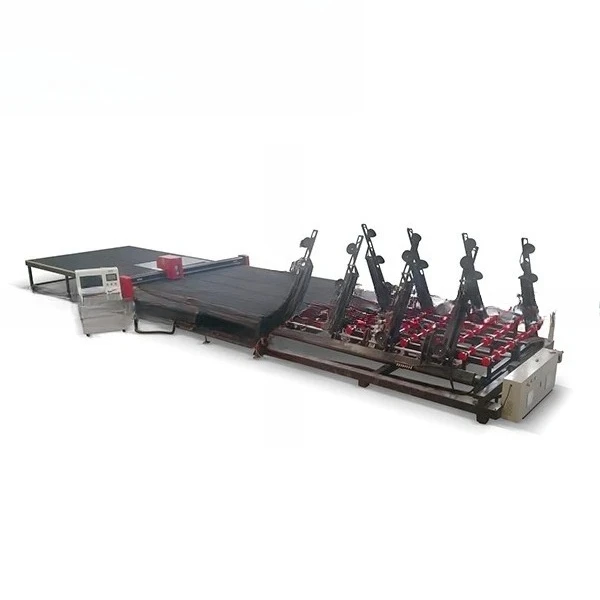 CNC Glass Cutting Machine Line One Head Glass Cutting Cnc Controller Machine High Efficiency Production Lines