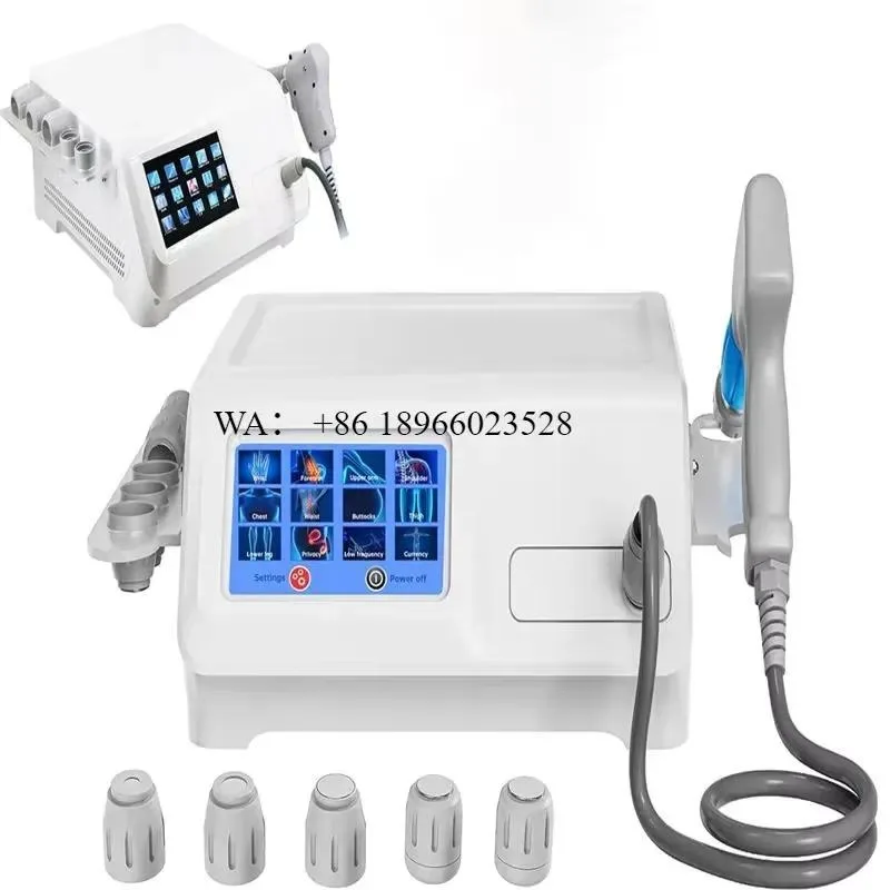 WMWMNU Portable Multifunctional Pneumatic Shock Wave Massager with LED for Full Body Relaxation and Spa Beauty Care
