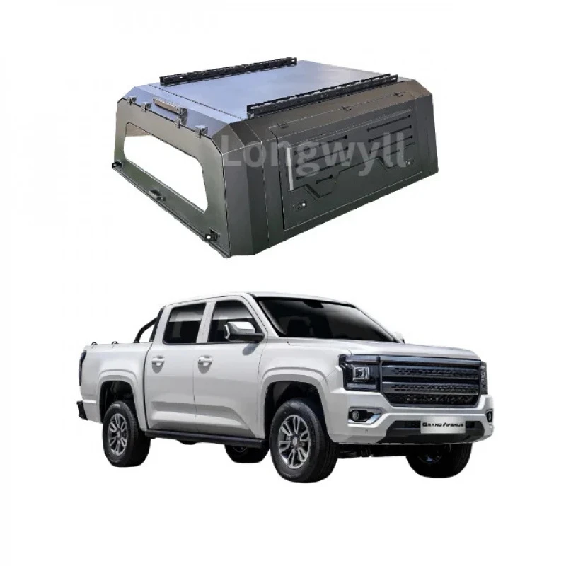 

Foldable Cargo Canopy for JMC Grand Avenue Smartcap Aluminum Truck Cap for Easy Storage with Toolbox UTE Accessories