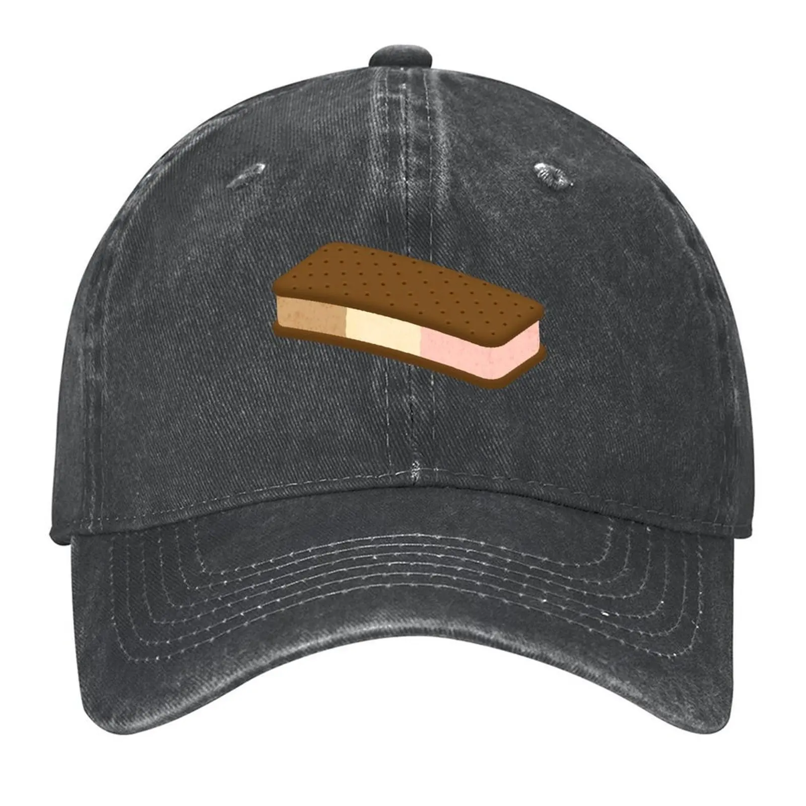 

Ice Cream Sandwich Baseball Cap Funny hats Golf Hat sailor cap for men Icon Elegant Women's Hats Men's