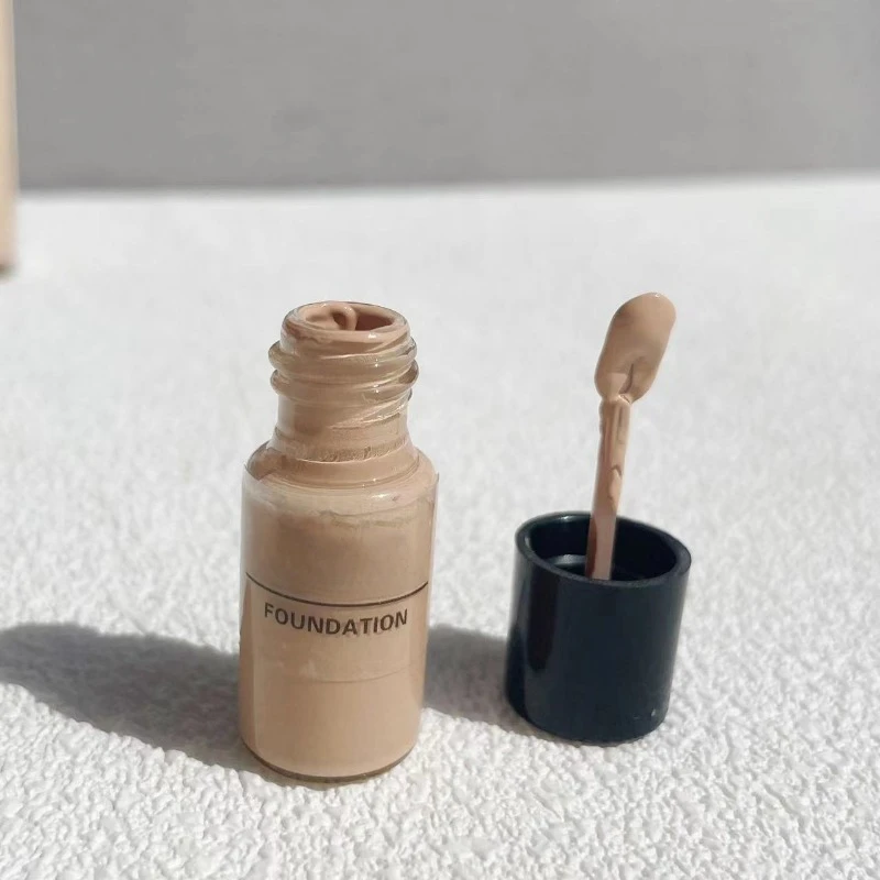 5/3/1PCS Mini Refillable Bottles Liquid Foundation 4ml Subpackage Travel Empty Bottle Mini Digging Spoon Glass Cosmetics Tools