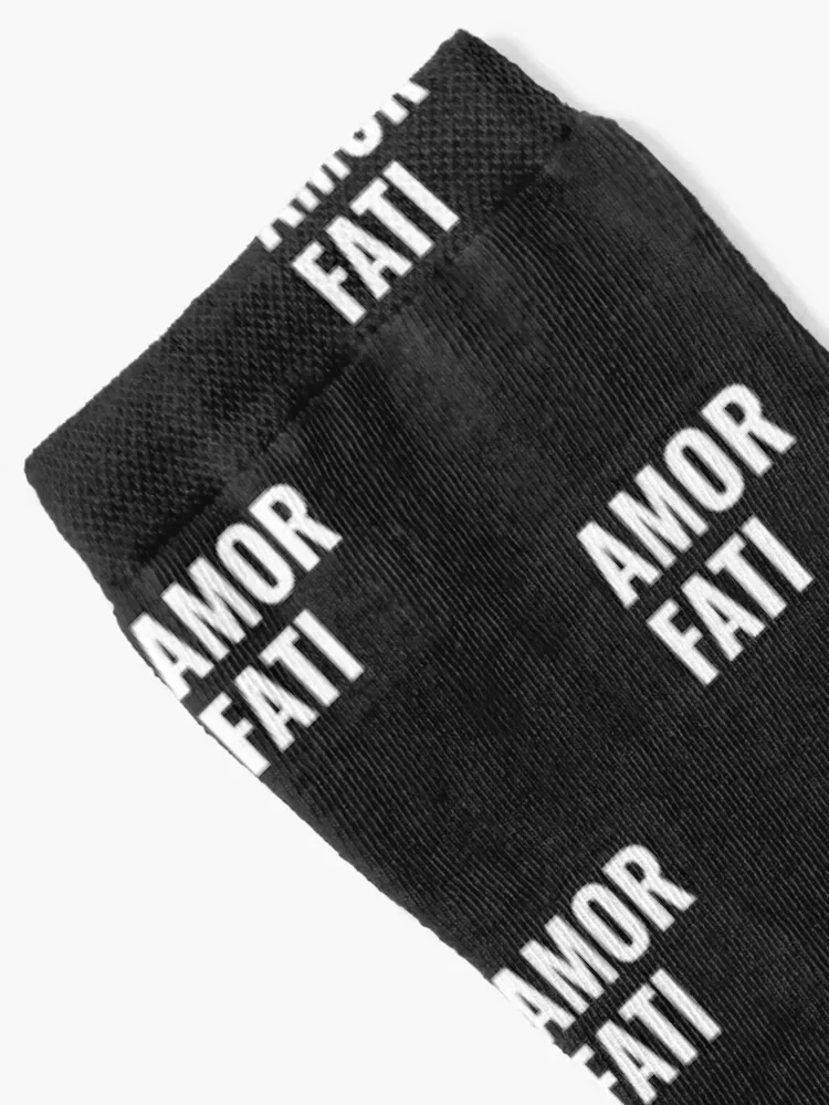 Amor Fati Quote Socks anti-slip Hiking boots Socks Woman Men's