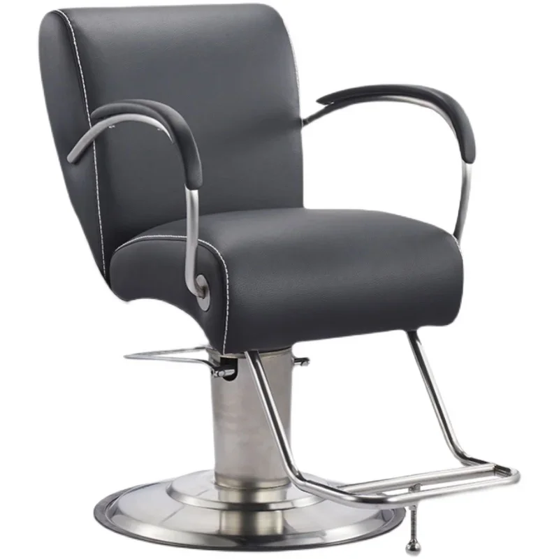 

FG28*Hair Salon High-grade Simple Stainless Steel Hair Salon Chair Modern Perm and Dyeing Hair Salon Japanese Barber Chair
