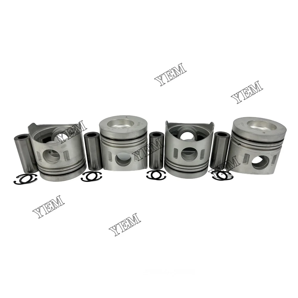 4D32 CYLINDER PISTON ENGINE PISTON WITH PIN ME013313 FOR MITSUBISHI EXCAVATOR TRACTOR DIESEL ENGNINE.