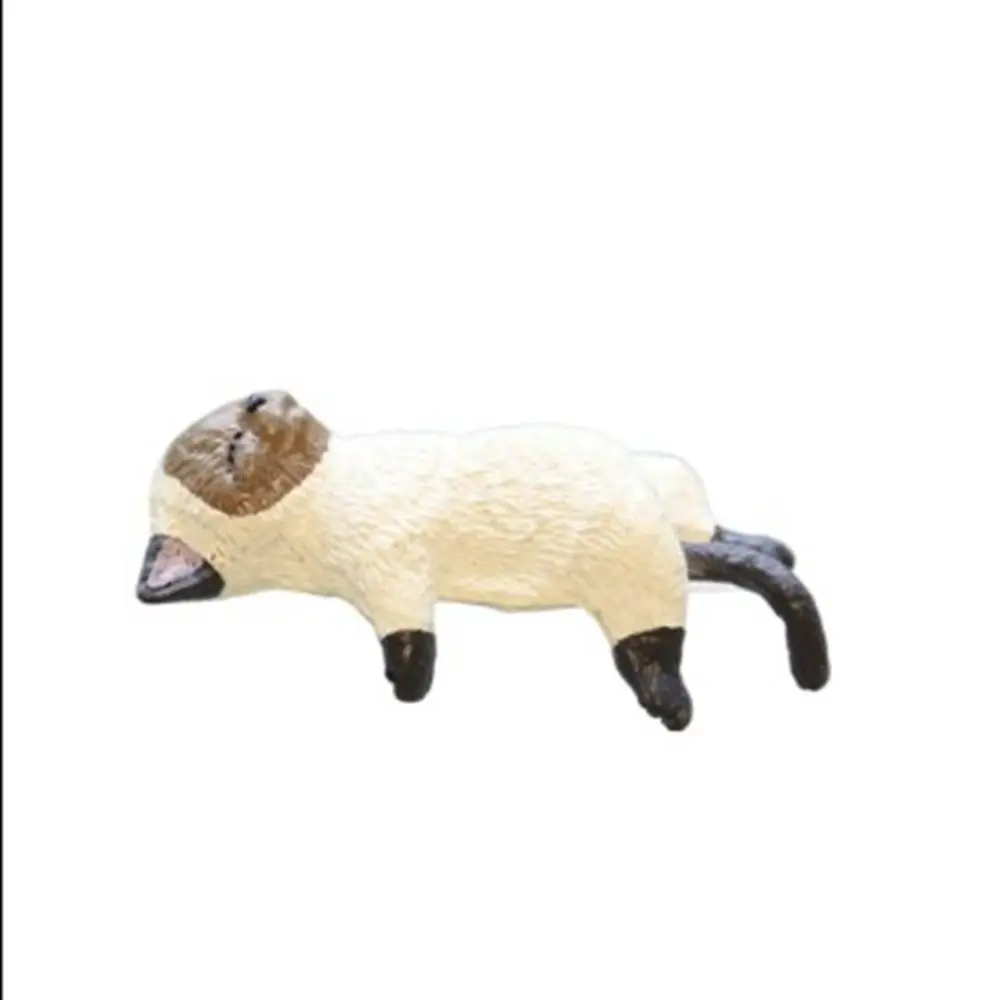 

Cute Simulation Edge Cat Figurines DIY Resin Cat Refrigerator Sticker Material Miniatures Cartoon Car Cat Ornament Kids Toy