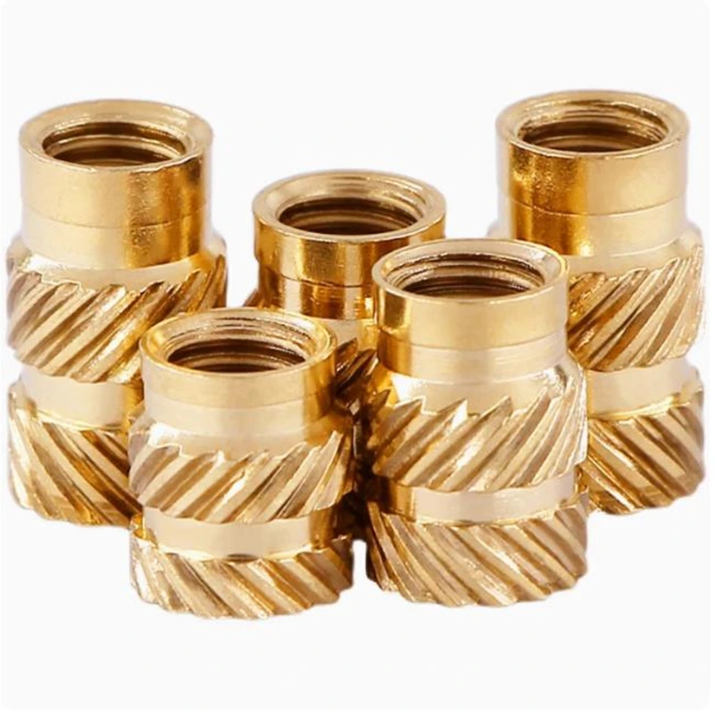 

1000pcs/lot M2 M2.5 M3 M4 Insert Brass Nut Hot Melt Knurled Thread Heat Embedment Copper Nuts Embed Pressed Fit for 3d printer