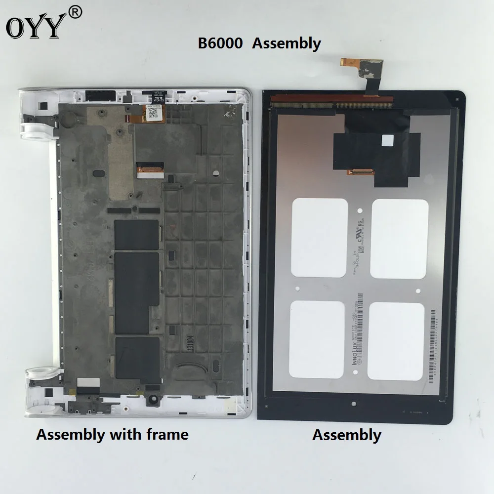 

used LCD Display Panel Screen Monitor Touch Screen Digitizer Glass Assembly with frame 8" For Lenovo IdeaTab Yoga 8 B6000