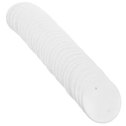 30pcs White Octagonal Covers Outlet Panels Junction Boxes Wall Hole Covers Ceiling Blank Covers Round Socket Plates Wire