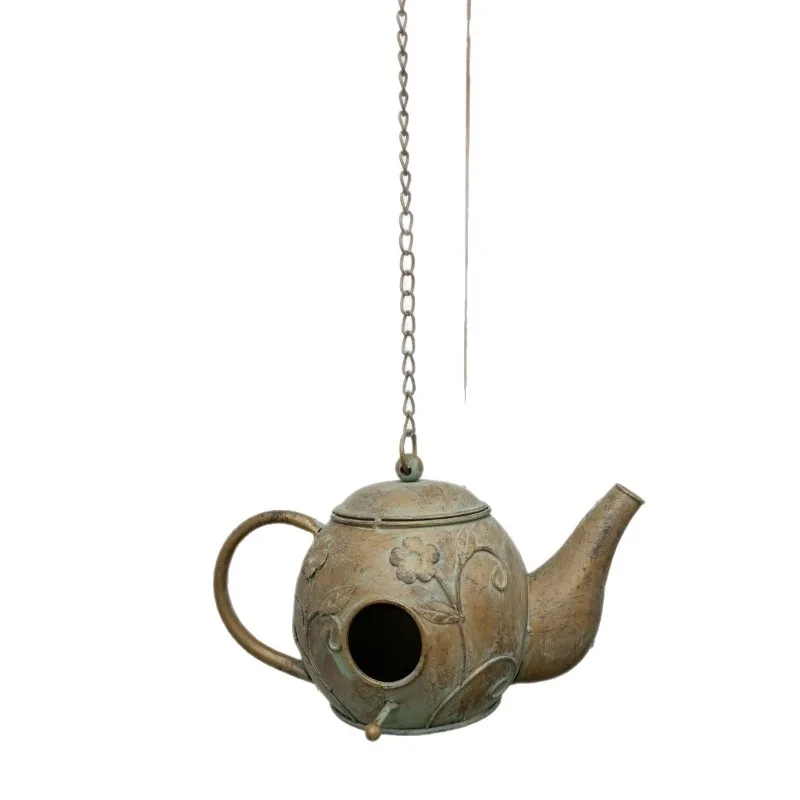 

Villa courtyard teapot shape bird feeder bed and breakfast pendant decoration