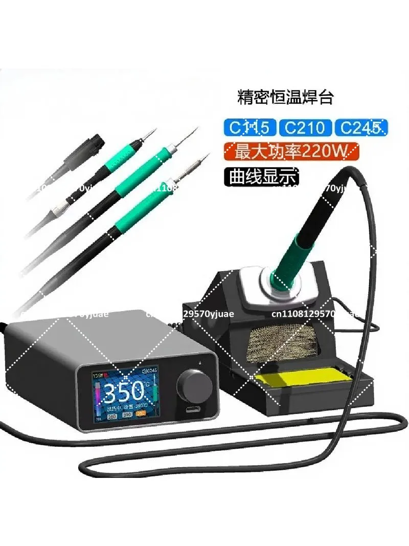 C245 C210 C115 T12 Soldering Iron Station with Constant Temperature Curve Welding Table