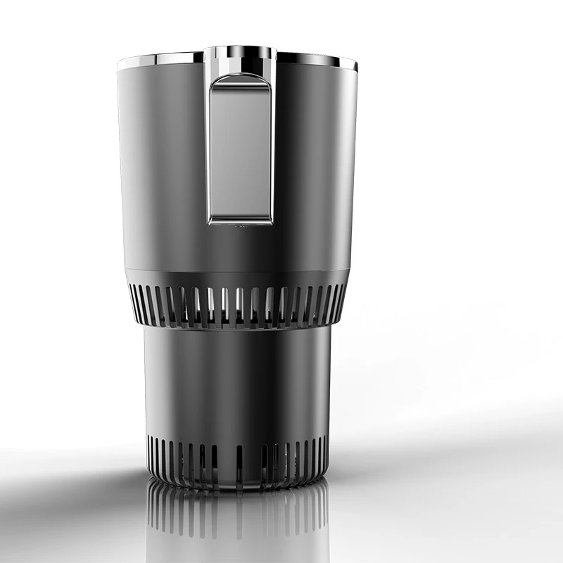 

Car Cup Cooler Coffee Warmer, 12V Smart Car Cup Mug Holder Mini Refrigerator Travel Beverage Cooler Electric Cooling Cup