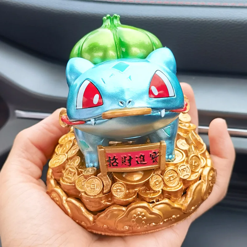 Anime   Pokemon   Goldenes Bulbasaur   Figurenmodell   Dekorationen   Desktop-Ornamente   Spielzeugpuppen   PVC   Automobil-Ornamente   Umgebung   Geschenk