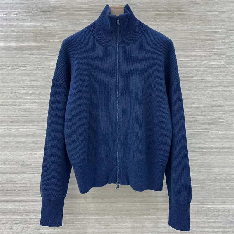 

Cardigan for women New elastic knitted slim long sleeved top for autumn 2025 Cashmere blend Women's sweater Women's turtleneck