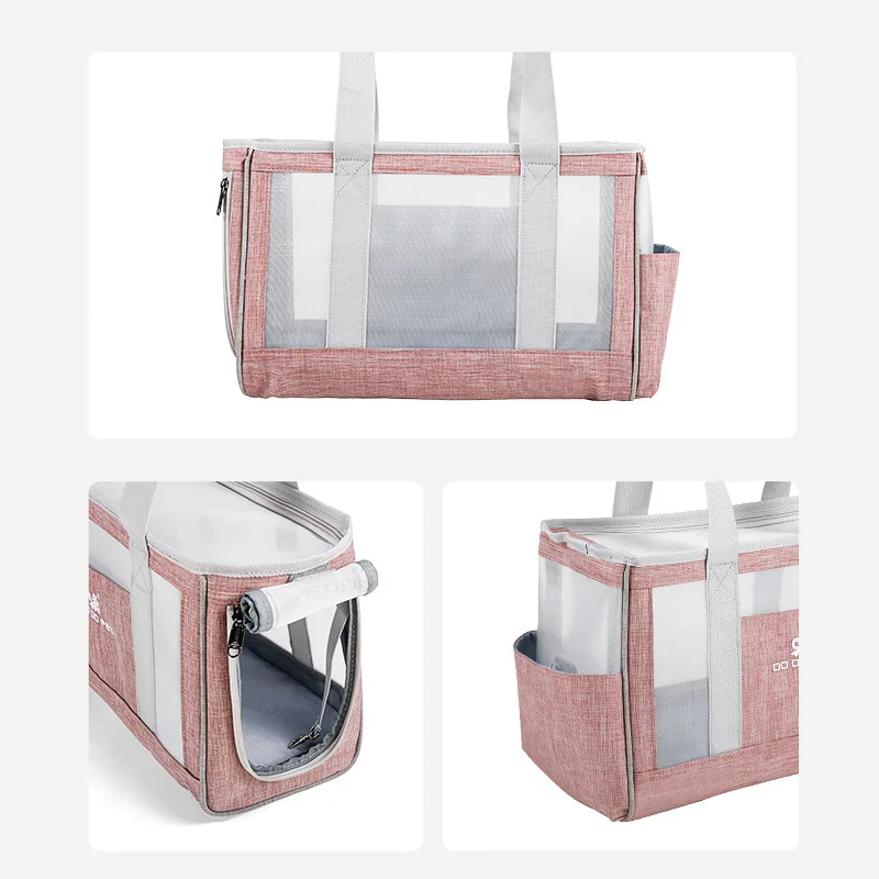 Cat Carrier Bag Transporter Portable Breathable Pet Dog Single Shoulder Bags Light Portable Dog Handbag Durable Travel Puppy Bag