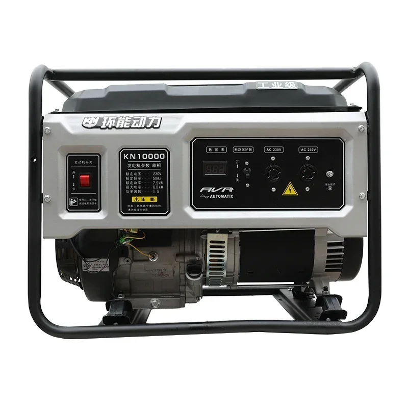 Portable Gasoline Generator Single Phase 3kw Home Standby Power Back Up Generators