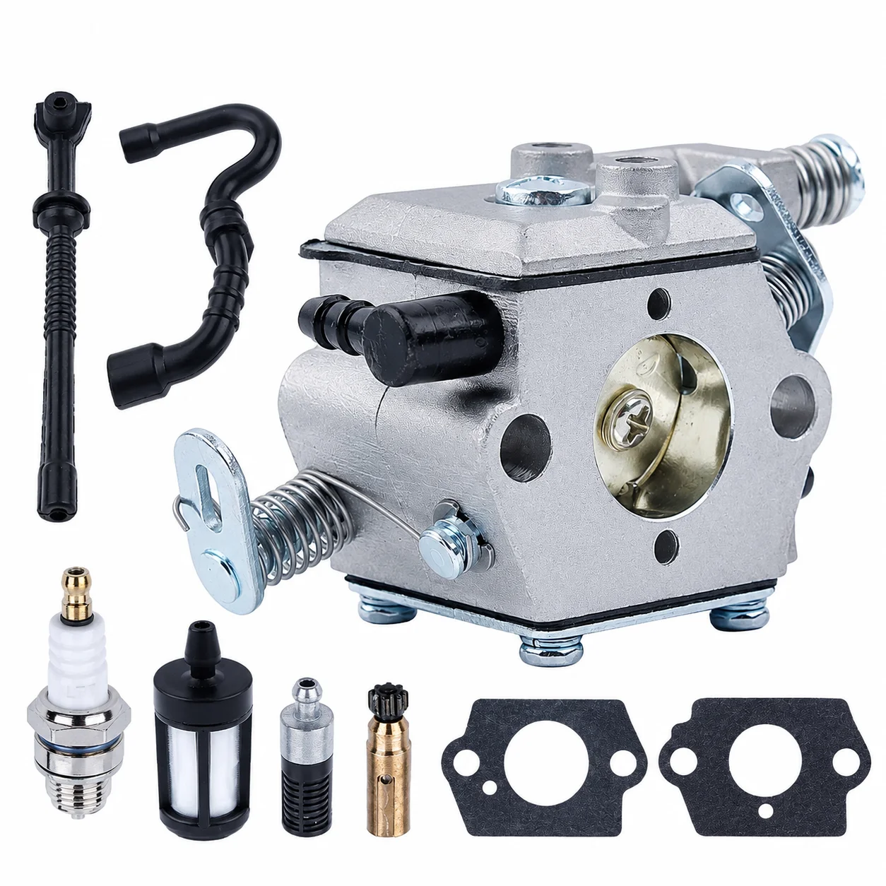 Carburetor For Stihl 017 018 MS170 MS180 C1Q-S57A 1130-120-0603 Tune Up Kit Oil Pump Fuel Line Spark Plug Gasket