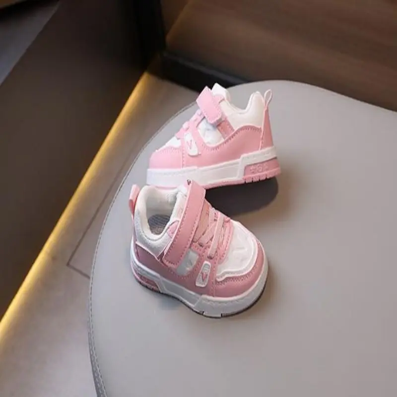 Children's Little White Shoes Autumn 2024 New Men's Women's Shoes Casual Board Shoes Soft soled Women's Baby Sports Shoes