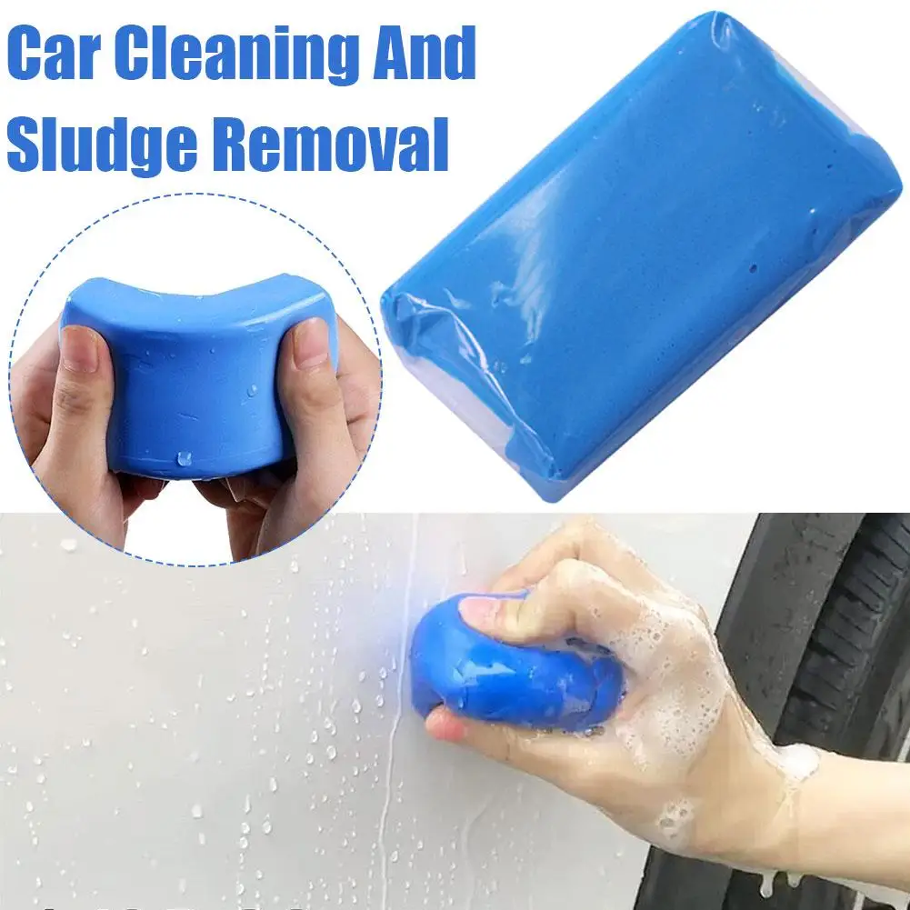 Ar Accessories 100g Blue Magic Auto Car Wash Cleaning Clay For Car Clay Bar Detailing Wash Cleaner Sludge Mud Remove Dropsh J0u3