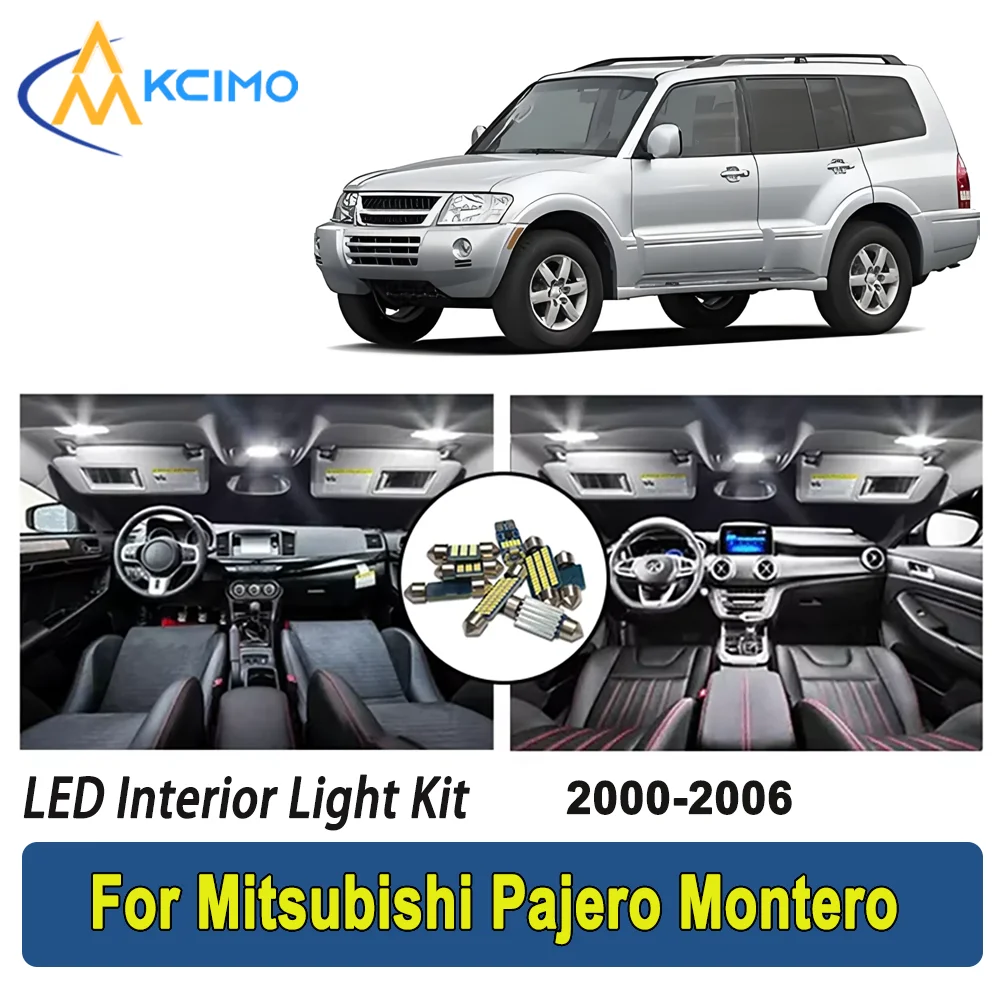 

New Light Bulb For Mitsubishi For Mitsubishi Pajero Montero Shogun 3 V60 V68 V73 V75 V77 2000-2005 2006 Premium Bright LED Light