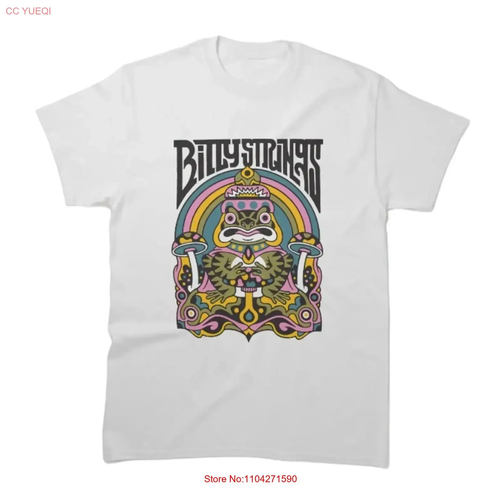 Billy Strings Frog T shirt vintage Washed Breathable designer clothes Slightly Versatile Comfortable streetwear fashion Casual