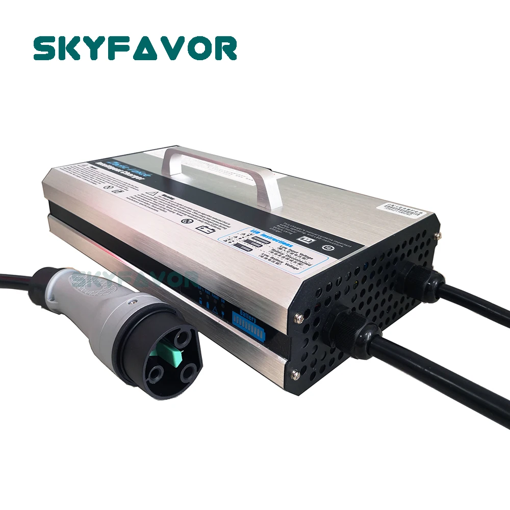 Oryginalna ładowarka do wózków golfowych Lvtong 72V 25A Automatyczna ładowarka do akumulatorów kwasowo-ołowiowych do pojazdów elektrycznych Lvtong, inteligentna ładowarka