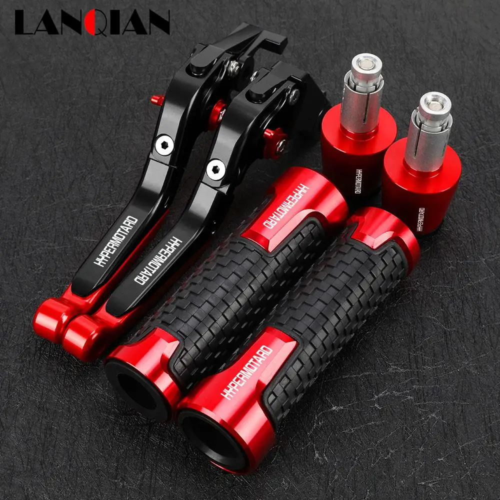 

Motorcycle For Ducati HYPERMOTARD 1100 1100S 1100EVO SP 2007-2012 Brake Clutch Levers Handlebar Handle Grips Ends Caps Slider