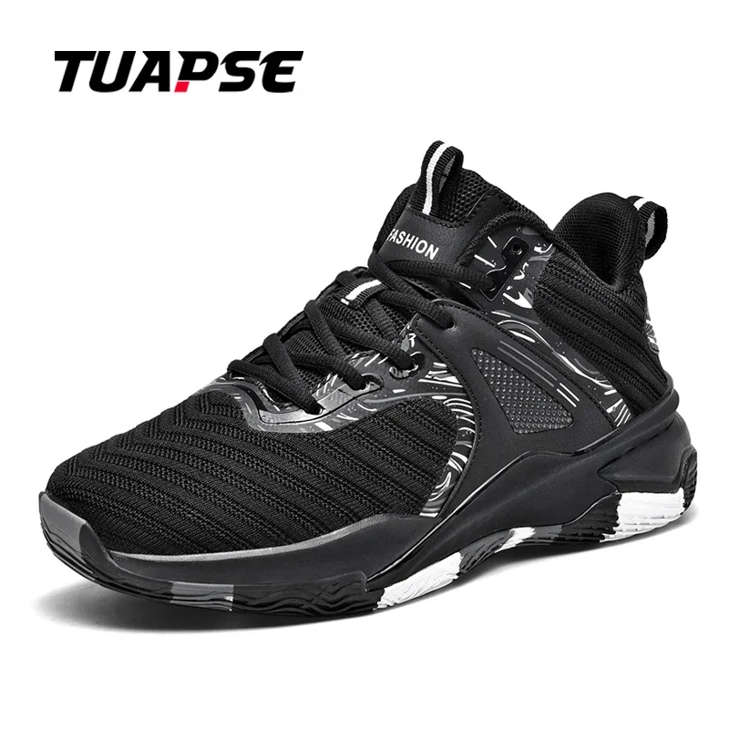 TUAPSE High Quality Men's Sneakers Male Basketball Shoes Non-Slip Light Outdoor Sport Breathable Shoes For Men Shoes Big Size 45