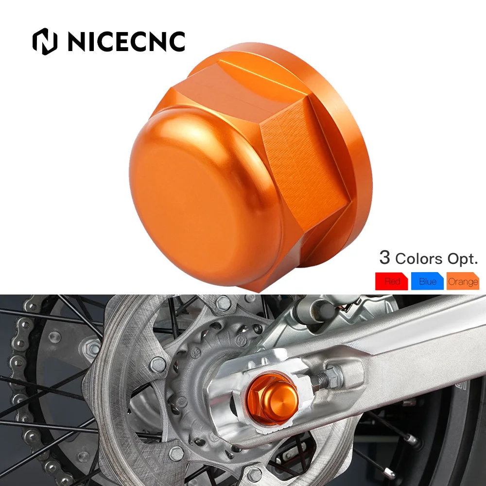 

NICECNC For KTM EXC XC-W 300 EXC-F 500 450 350 300 250 150 125 2016-2022 SX 85 2003-2022 M20XP1.5 Rear Wheel Axle Nut Bolt Screw