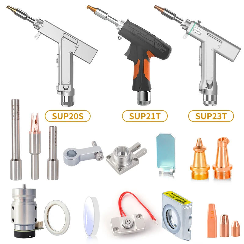 Super Weiye  Sup20-23t 3 in 1 4 in 1 Handheld Laser Welder Head Gun Accessory Welding Machine for Metal Welding/cleaning/cutting