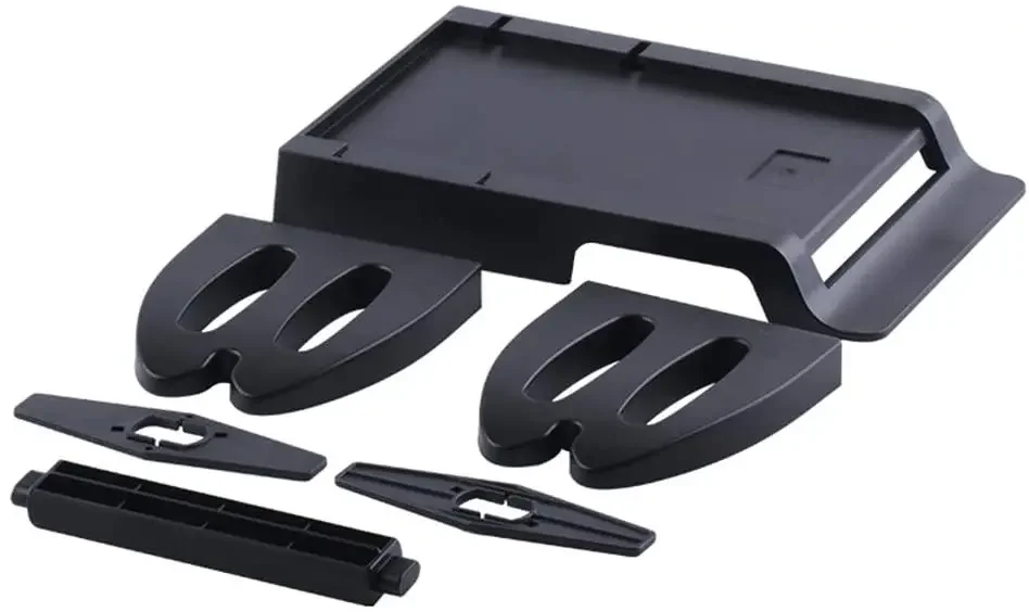 Externe Rolle Label Halter für Desktop Barocde Label Drucker Für Argox Datamax TSC Godex Zebra Drucker (schwarz)