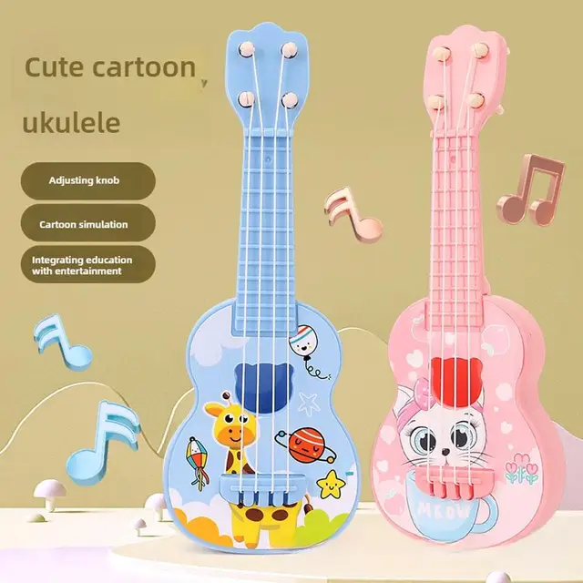 Children Can Play Ukulele Toy Guitar Can Play Beginner Simulation Instrument Enlightenment Musician Learning Gift Children Can Play Ukulele Toy Guitar Can Play Beginner Simulation Instrument Enlightenment Musician Learning Gift
