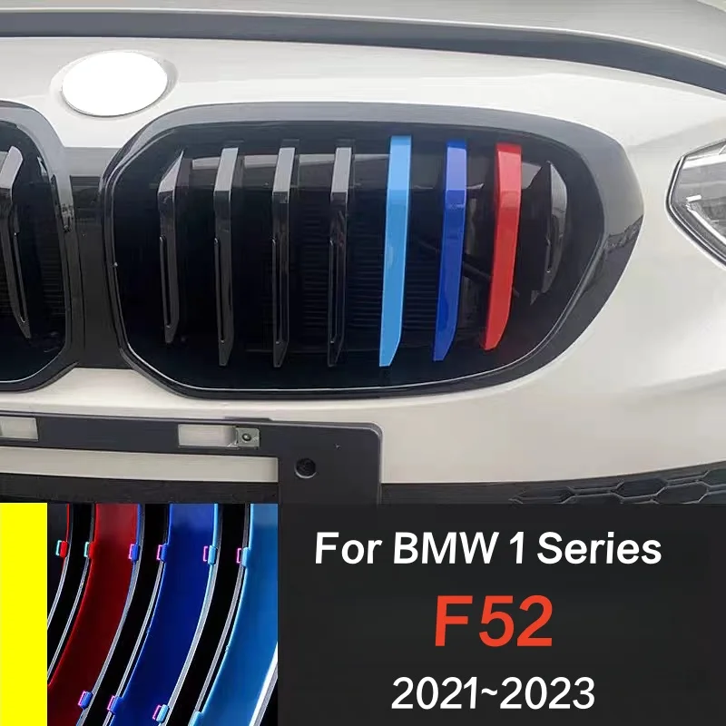 For BMW 1 Series F52 2021 2022 2023 Sedan Car Grille Strip Trim Clip Power Performance Accessory 3D  High-quality