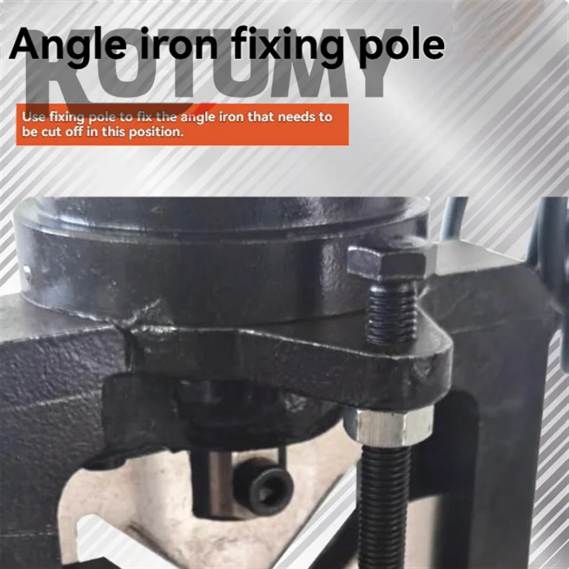 Hydraulic Angle Steel Cutting Machine Electric Angle Steel Cutter JP-60 Portable Angle Iron Quick Cutter Angle Iron Cutting Tool