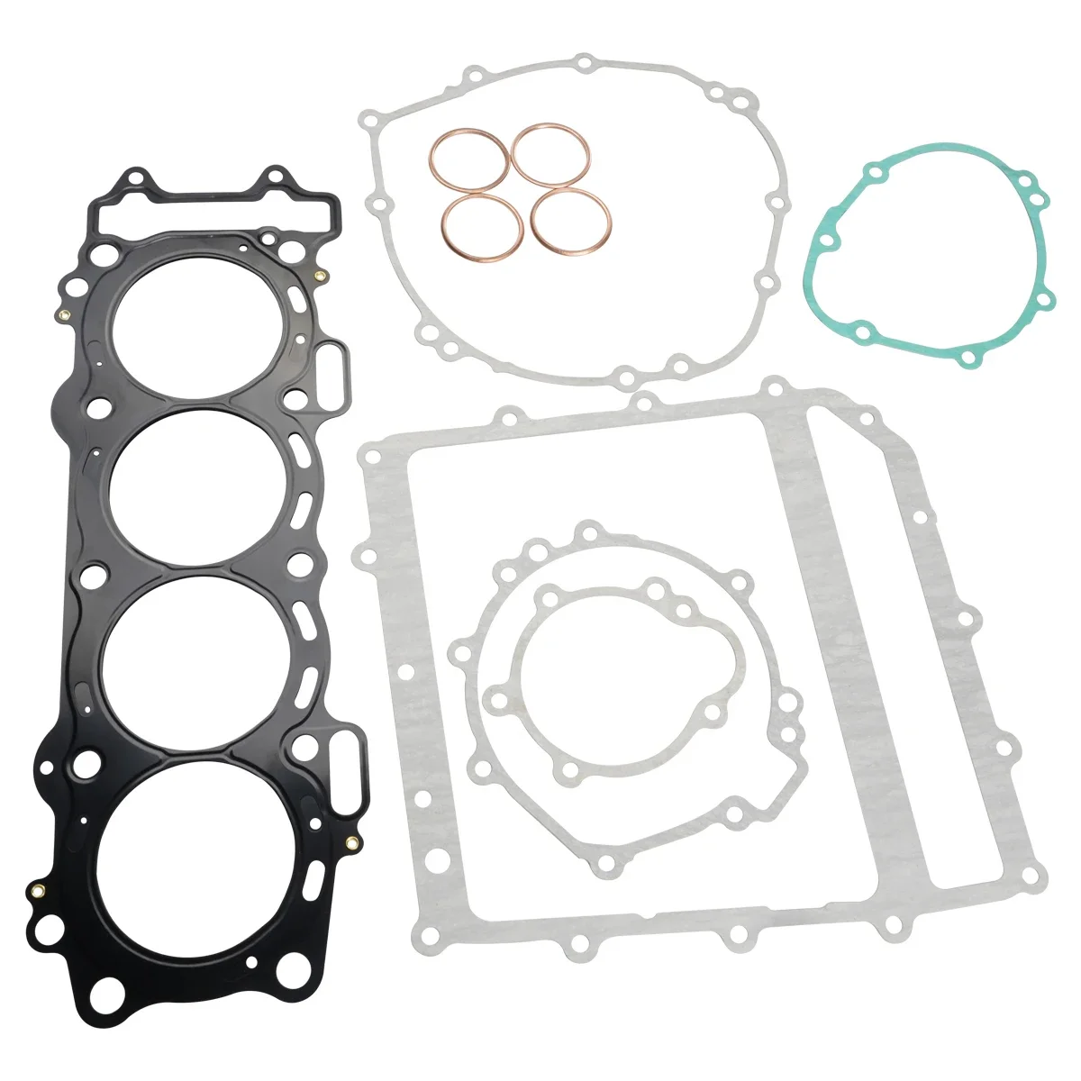 Motorcycle Cylinder Head Crankcase Engine Cover Gasket Set For Kawasaki Ninja ZX-10R ZX10R ZX1000 2006-2007